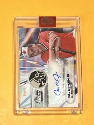 2024 Topps Industry Conference Cal Ripken Jr Orioles Patch Auto Card 1/1 Sealed