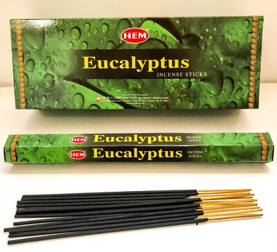 Hem Eucalyptus Incense Sticks - Aromatherapy Pick 20-40-80-100-120-160-200