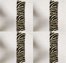 Schal beige Webpelz Loop Zebra-Motiv Sonderposten 20 Stk. - 10.48