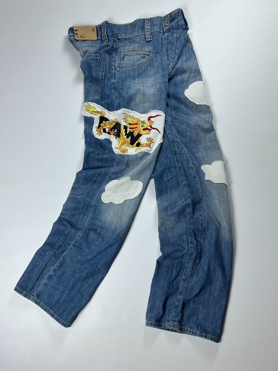 Moda Pantalones Sucios Gucci Jeans Desgarrados De Hombres Holgados