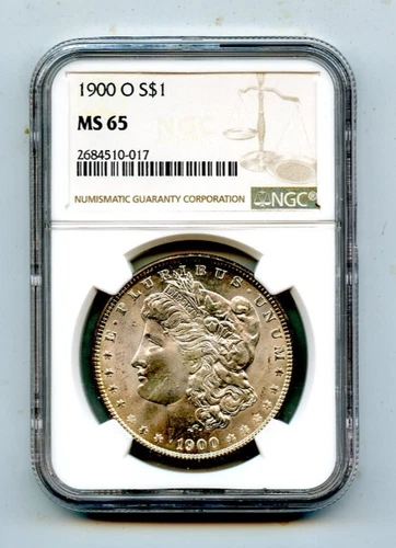 1900-O NGC MS65 MORGAN SILVER DOLLAR COIN!!