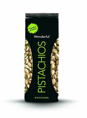 Wonderful Pistachios Roasted and Salted 32 Ounce Bag Pistachio Nuts | eBay