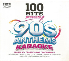 100 Hits: 90s Anthems Karaoke by Karaoke CD, Nov-2014, 5 Discs, 100 Hits NEW