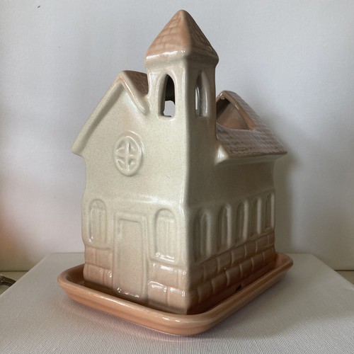Vintage MCM Ceramic Church Planter