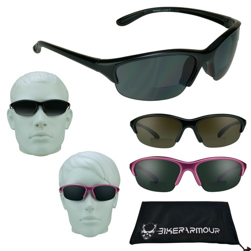 Ladies Bifocals Sunglass Readers Z87 Golf Cycling Running Small - 第 1/16 張圖片