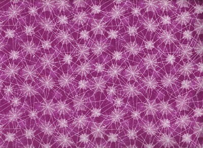 BTY Riley Blake SPIDERWEBS on Purple Print 100% Cotton Quilt Fabric by Yard