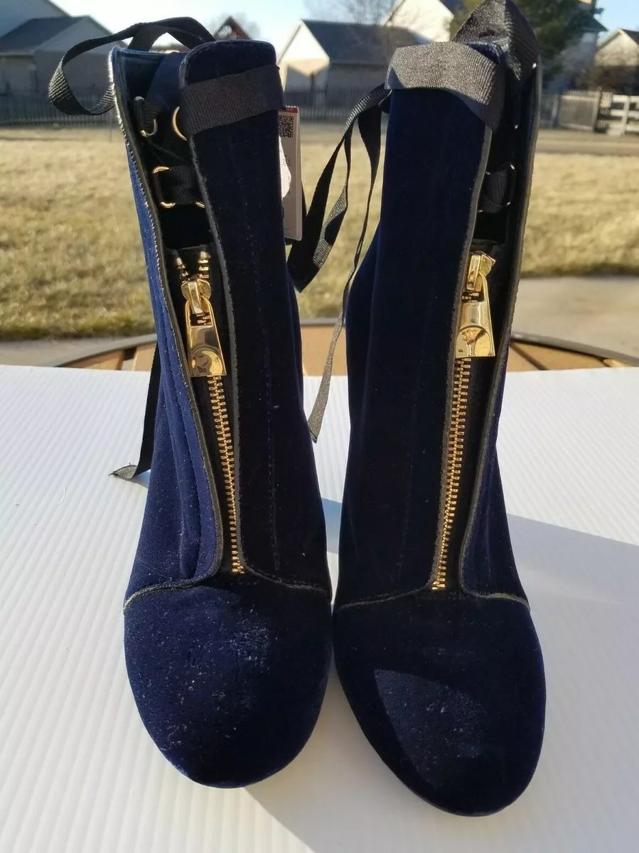 Elisa 85 Boot Shadow Blue – Alexandre Birman