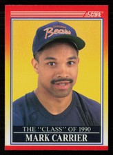 1990 Score #614 Mark Carrier Chicago Bears Football Card
