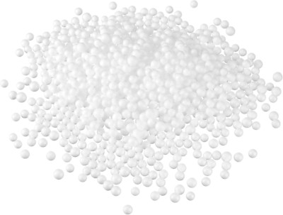 2 Packs 0.1'' White Mini Polystyrene Foam Beads Ball round for the Arts, DIY Craf