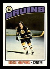 1976 Topps Hockey #155 Gregg Sheppard NM/MT *d4