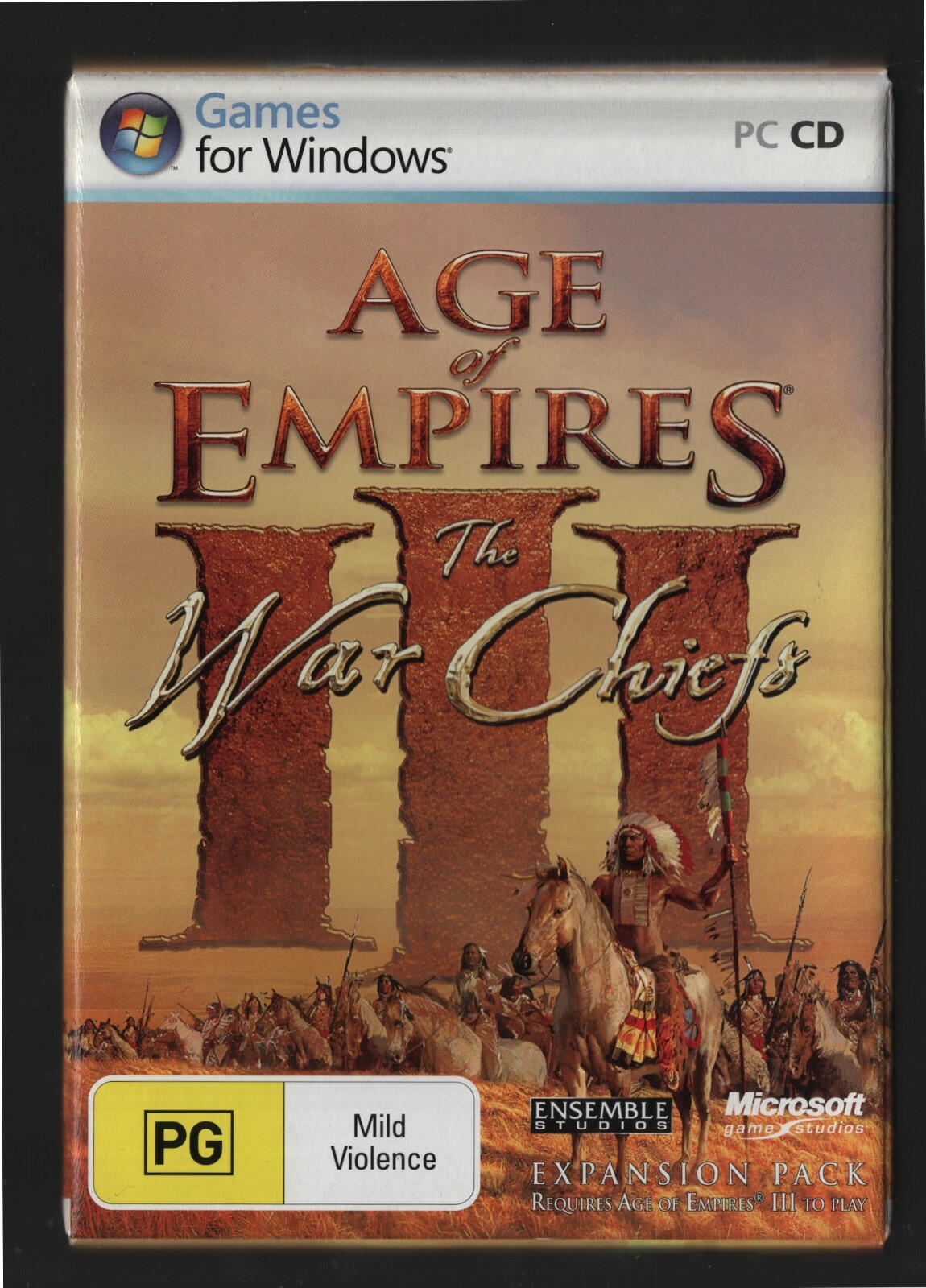 Age of Empires III War Chiefs expansion (PC game) 2006 Original Small Box |  eBay