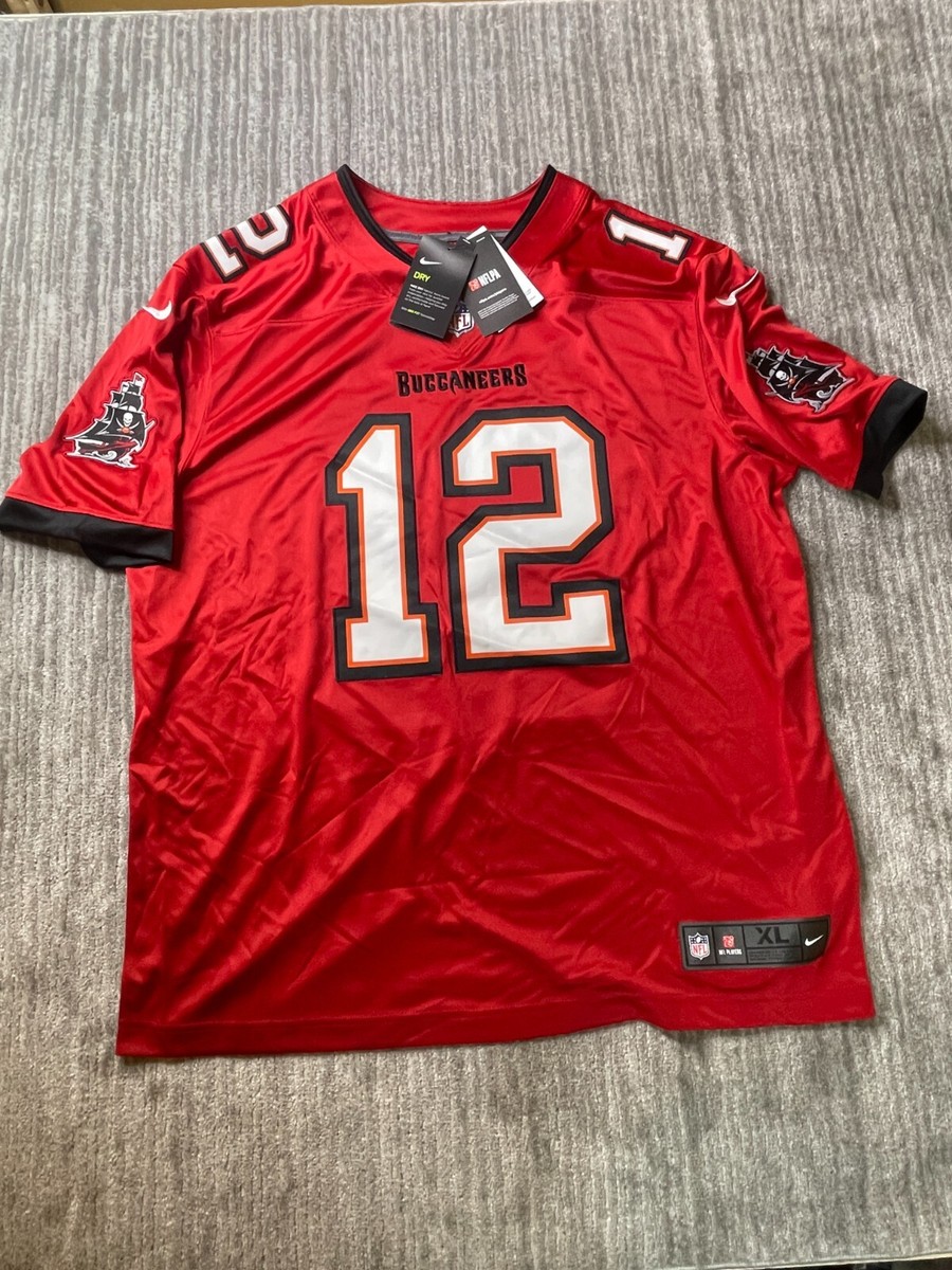 Nike Tampa Bay Buccaneers Jersey Tom Brady Mens XL Red Vapor