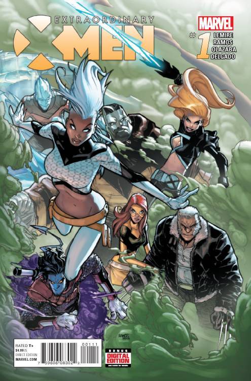 Marvel Comics EXTRAORDINARY X-MEN #1(2015) Jeff Lemire Regular