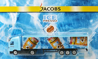Jacobs Icepresso Mercedes Benz Actros Lkw Modell 1:87 Sattelzug Latte