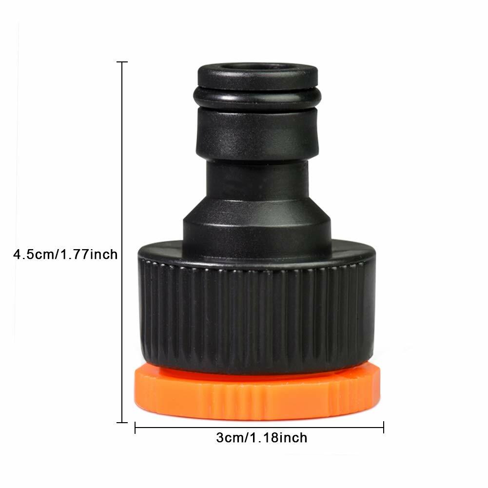 VALVOLA DI INTERCETTAZIONE Tubo Tubo Tubo Da Giardino Robusto Con Connettori Rapidi A Prova Di - Foto 5