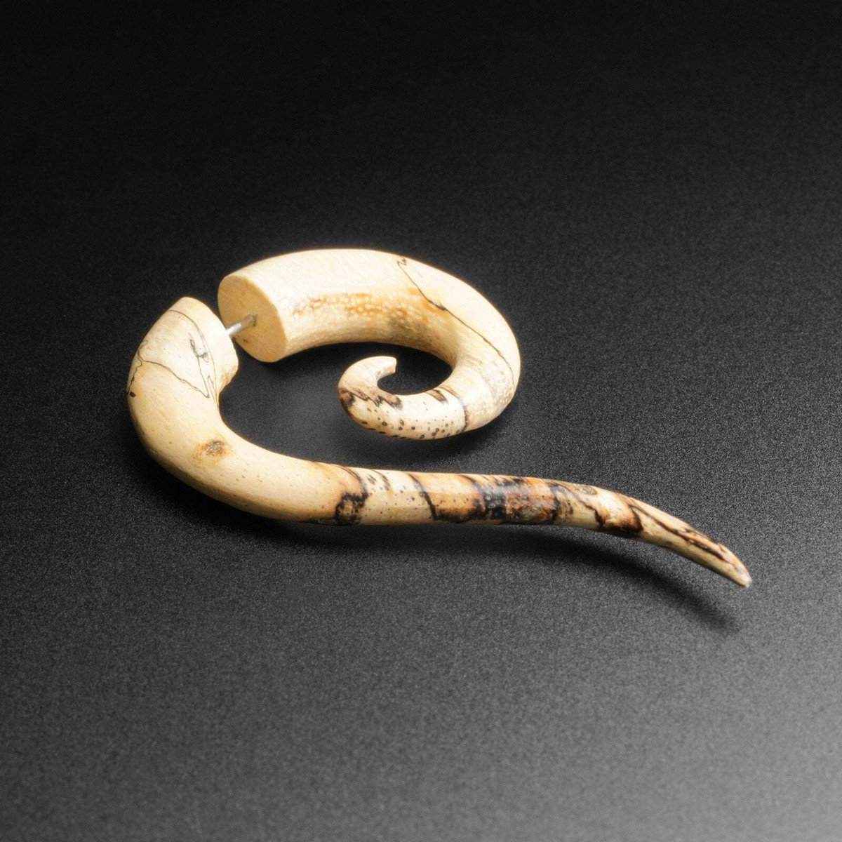 Coppia Di Tappi Per Le Orecchie In Legno Di Mogano Rosso - Italia - Foto 9