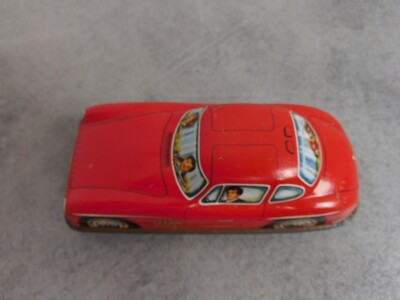 Jouet Ancien Voiture Mercedes En Tôle – N°15, Mécanique, Collection