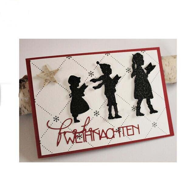 Metal Cutting Dies Stencils Cut 3Pcs Child Scrapbook Paper Craft Mould Embossing