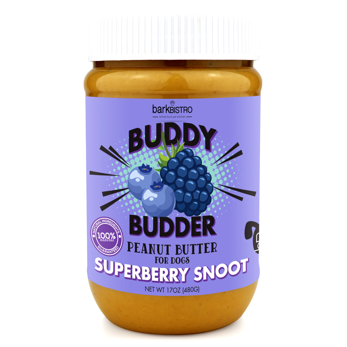 Superyberry Snoot Buddy Butter Peanut Butter Dog Treat