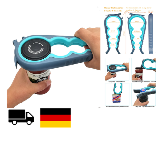 Glasöffner für Senioren mit Arthritis-Resistenz und Ringzugdose für schwache ... - Bild 1 von 10