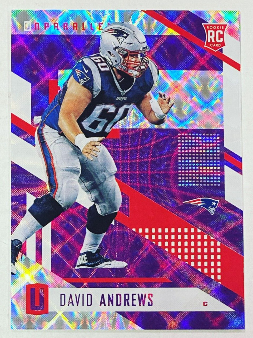 2017 Panini Unparalleled David Andrews Future Frame /99 Rookie Card #6 RC