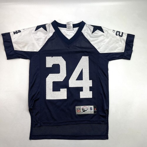 Reebok Gridiron NFL Classic Dallas Cowboys #24 Barber Blue Jersey Youth S - 8