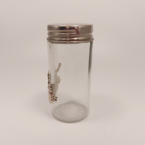 Schneemann Salz und Pfefferstreuer Set 3,75 Zoll Glas Chrom Weihnachten Winter Urlaub - Bild 11 von 17
