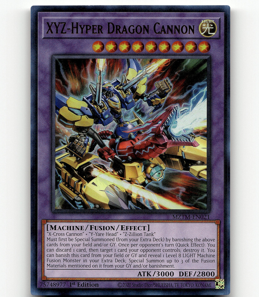 Xyz-Hyper Dragon Cannon MZTM-EN021 Maze of the Master for sale | eBay