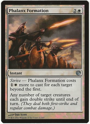 MTG Phalanx Formation FOIL Journey Into Nyx Uncommon LP
