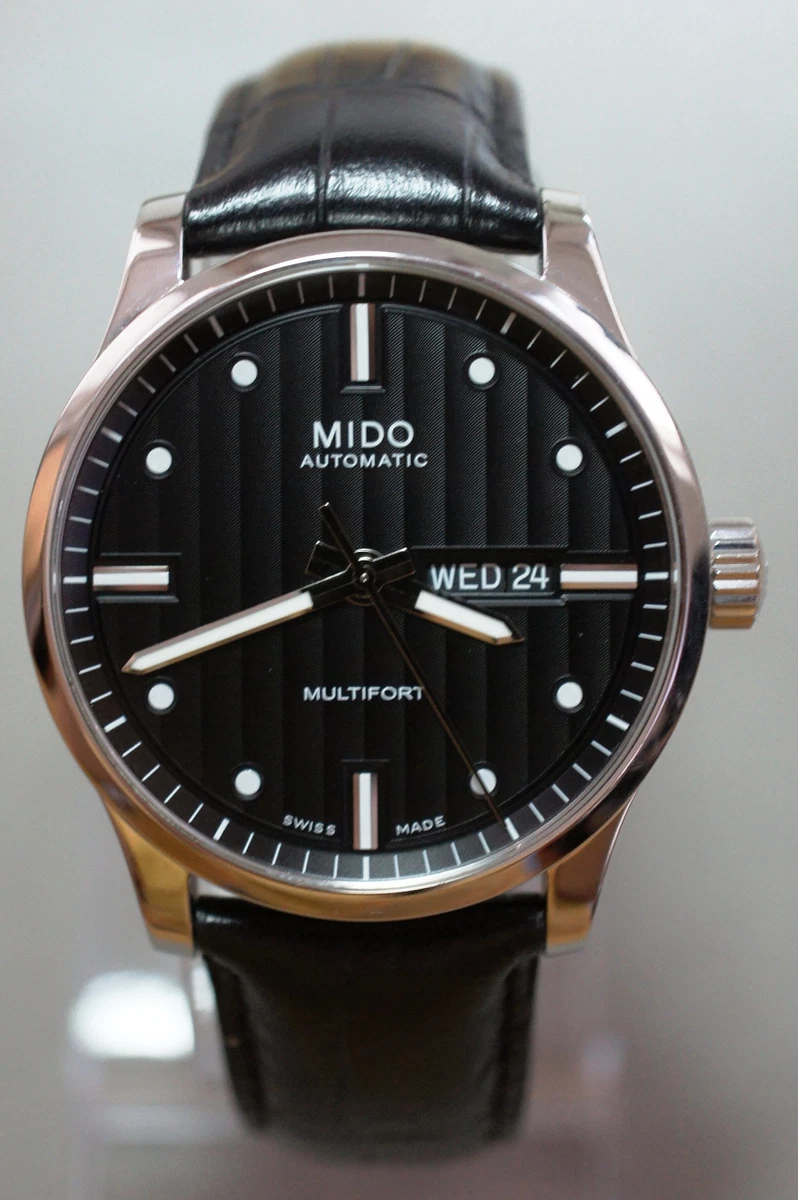 MIDO Multifort Day Date Automatic Swiss Watch M005430A Stainless