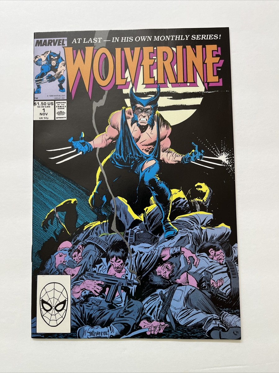 ウルヴァリン #1 1988 パッチ初登場 アメコミ Wolverine Wolverine 1 - At Last In His Own Monthly Series-Marvel Comic, Nov