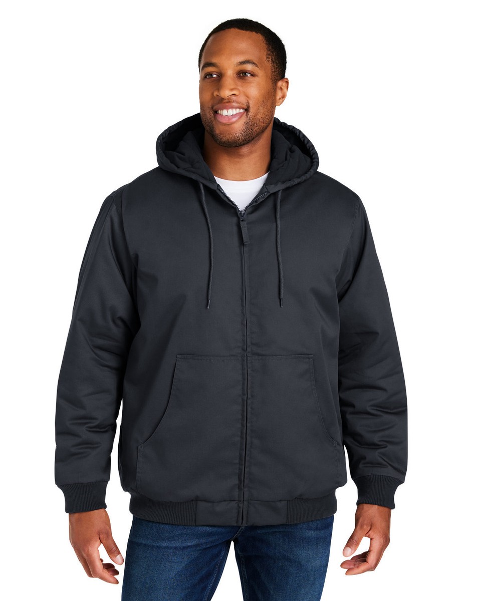Harriton Unisex ClimaBloc Heavyweight Hooded Full-Zip Jacket