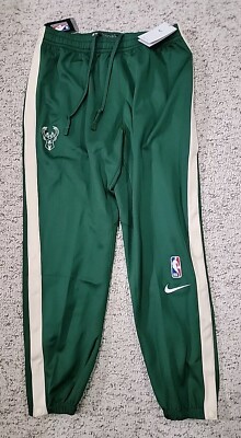 Milwaukee Bucks Nike Team Issued NBA Authentic WarmUp Breakaway Pants Mens XL
