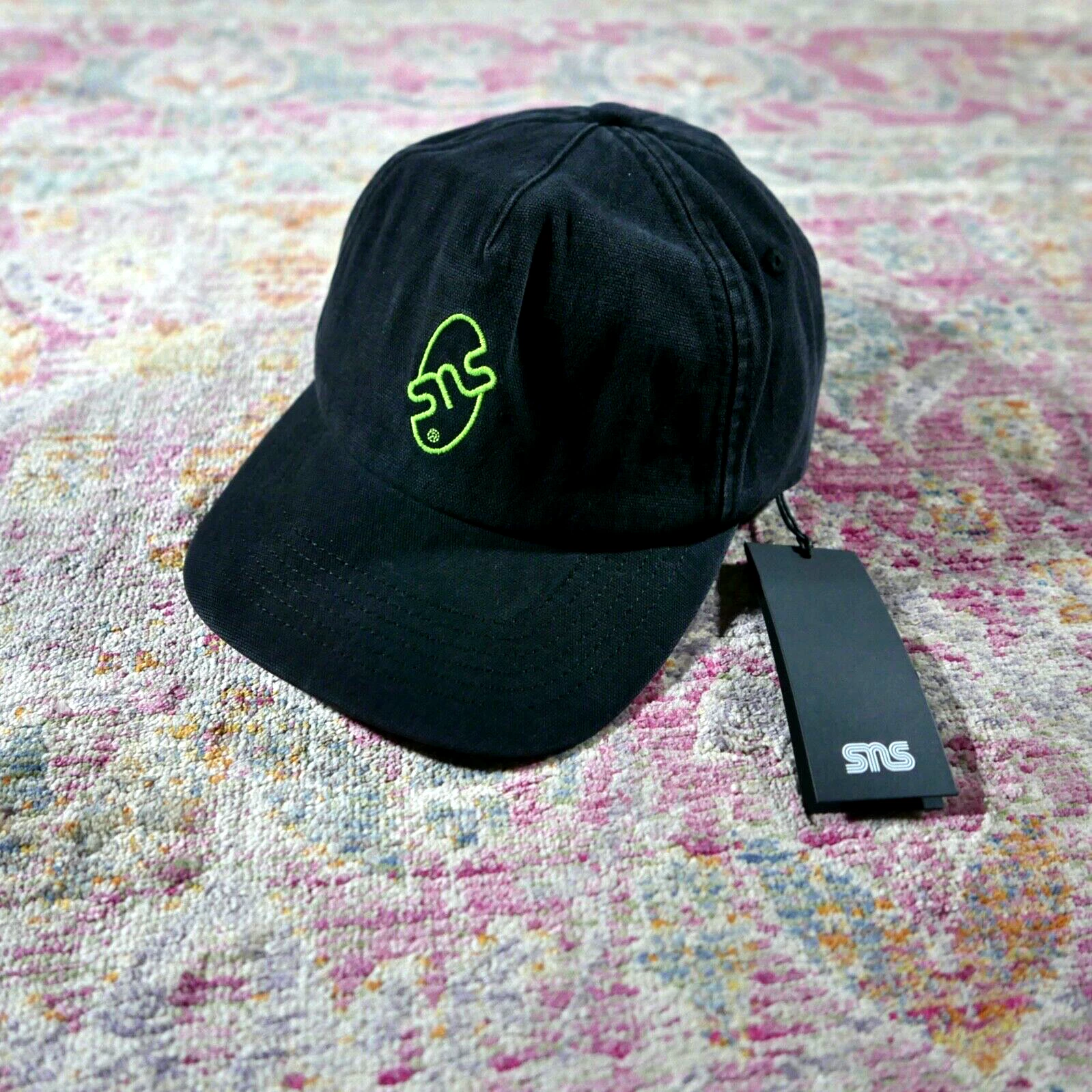 Casquette SNS Orbit 5 panneaux noire PRIX CONSEILLÉ Patta Supreme Consortium Union invaincue