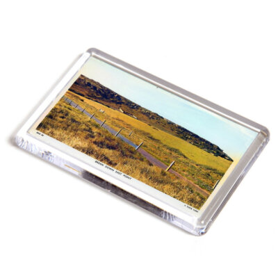 KÜHLSCHRANKMAGNET - Vintage Somerset - Brean Down East Point (b)