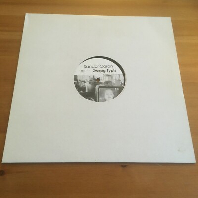 Sandor Caron - Zwepg Typis - 3 track 12'' Vinyl on Delsin - 18 dsr/scr1