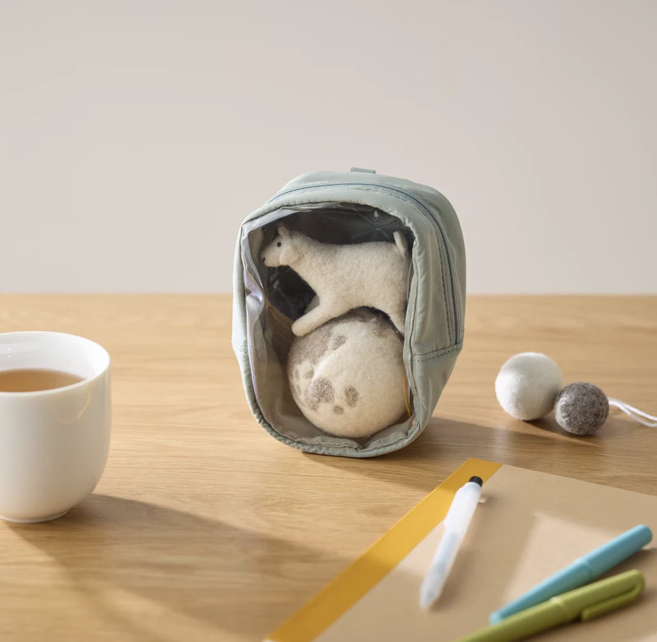 MUJI Colección Colgante Bolsa Organizador Viaje Maquillaje Estuche Japón Nuevo Foto 3 de 4