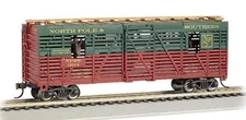 Bachmann 19704 HO Scale 40' Animated Stock Car with Christmas Reindeer