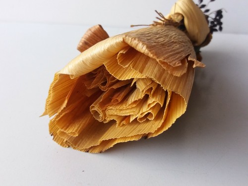 "Muñeca de cáscara de maíz tradicional antigua hecha a mano folk 5,5" - Imagen 12 de 12