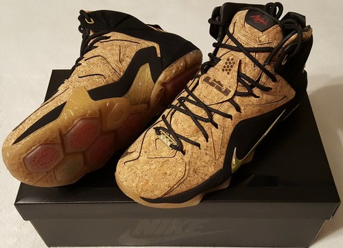 lebron 12 black and gold