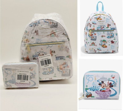 Loungefly Disney 50th Anniversary Mini Backpack & Wallet Set  display picture 3