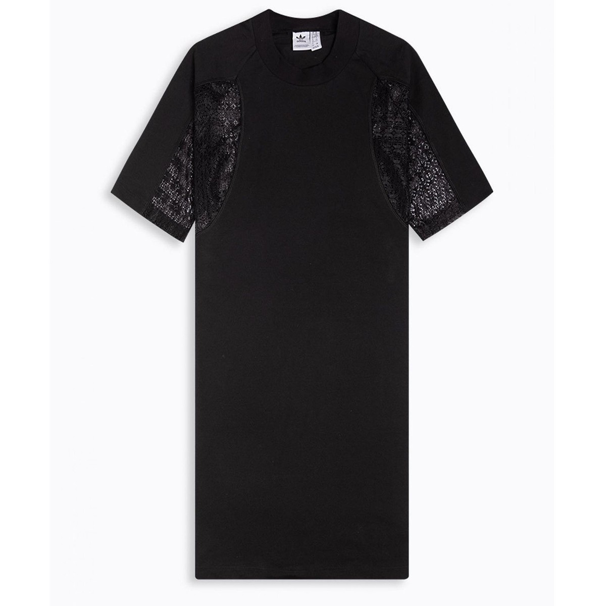 Adidas Originals Lace Tee Dress Shirt Black Sexy & Sporty | eBay