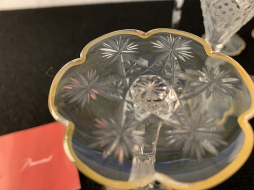8 White Wine Glasses Model Elbeuf Crystal From BACCARAT (Price Per Unit) - Picture 12 of 12