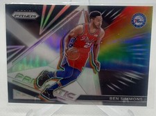 2021-22 Panini Prizm #12 Ben Simmons Prizmatic Prizms Silver