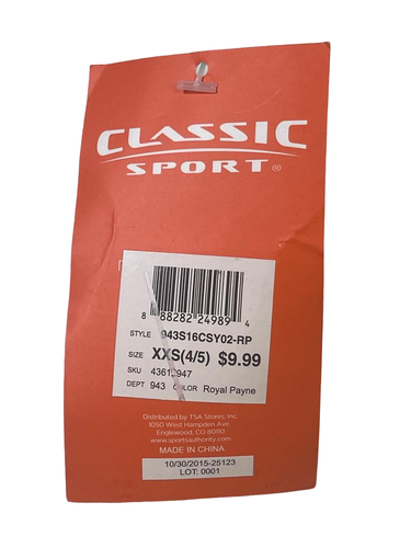 Classic Sport Kid's Striker Soccer Shorts - Royal Payne, XXS (4/5) - Picture 10 of 10