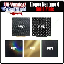 Elegoo Neptune 4 Build Plate, Pey, Pei, Pet, Peo Build Plate 235mm x 235mm