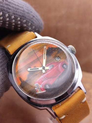 Stück Unikat Vintage Uhr Slava Artwork 2414 Sowjetische UdSSR Männer Mechanisch - Bild 11 von 15