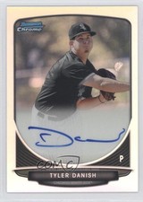 2013 Bowman Draft Chrome Prospect Auto Refractor Tyler Danish #BCA-TDA Auto 1b8