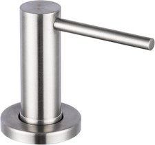 Soap Dispenser for Kitchen Sink Polished Chrome Stainl Steel