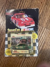 Brett Bodine 26 Quaker State 1:64 scale Car NASCAR Racing Champions w/Card